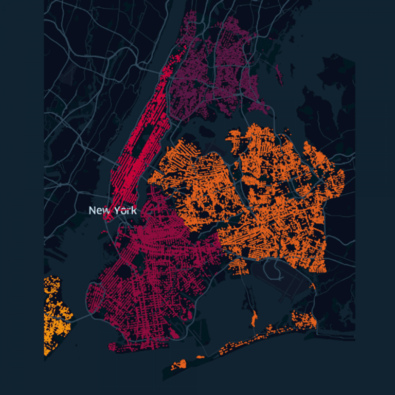 highest areas in Manhattan with high range of value